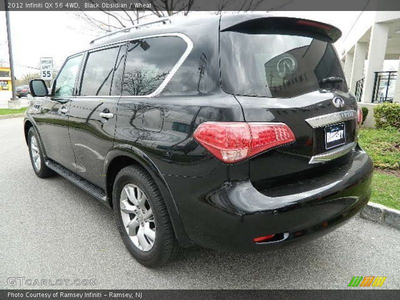 Black Obsidian / Wheat 2012 Infiniti QX 56 4WD