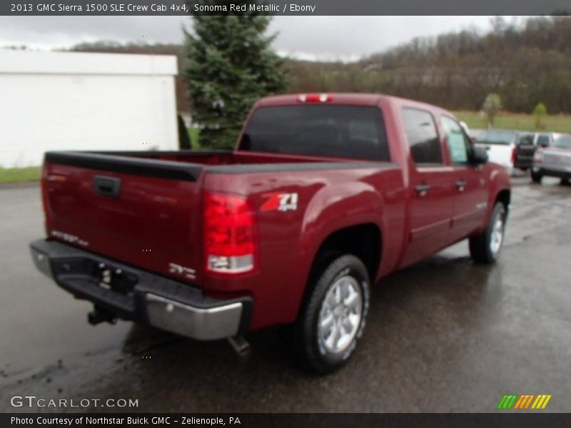 Sonoma Red Metallic / Ebony 2013 GMC Sierra 1500 SLE Crew Cab 4x4