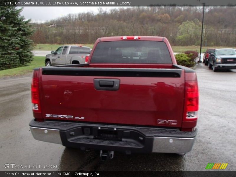 Sonoma Red Metallic / Ebony 2013 GMC Sierra 1500 SLE Crew Cab 4x4