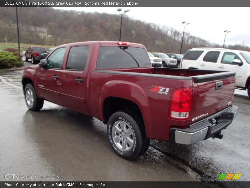 Sonoma Red Metallic / Ebony 2013 GMC Sierra 1500 SLE Crew Cab 4x4