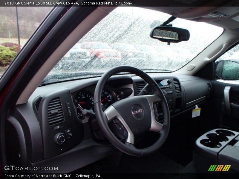 Sonoma Red Metallic / Ebony 2013 GMC Sierra 1500 SLE Crew Cab 4x4