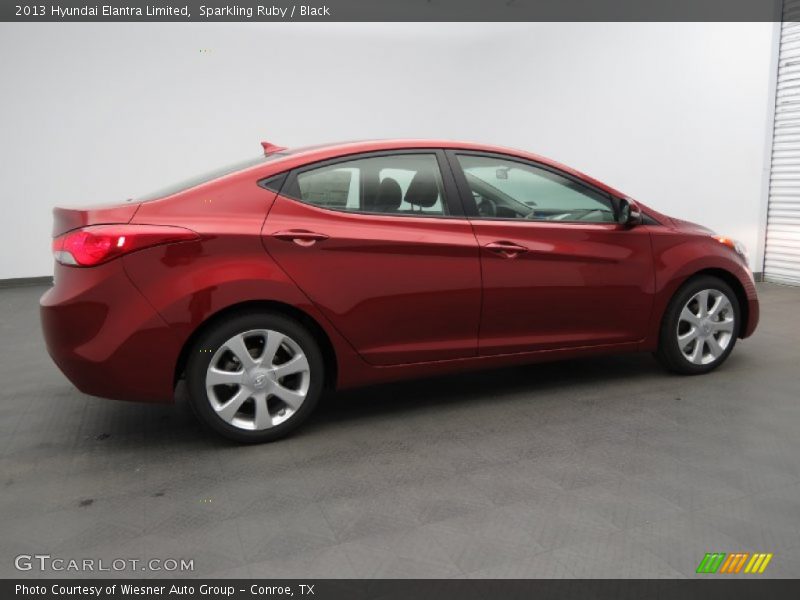 Sparkling Ruby / Black 2013 Hyundai Elantra Limited