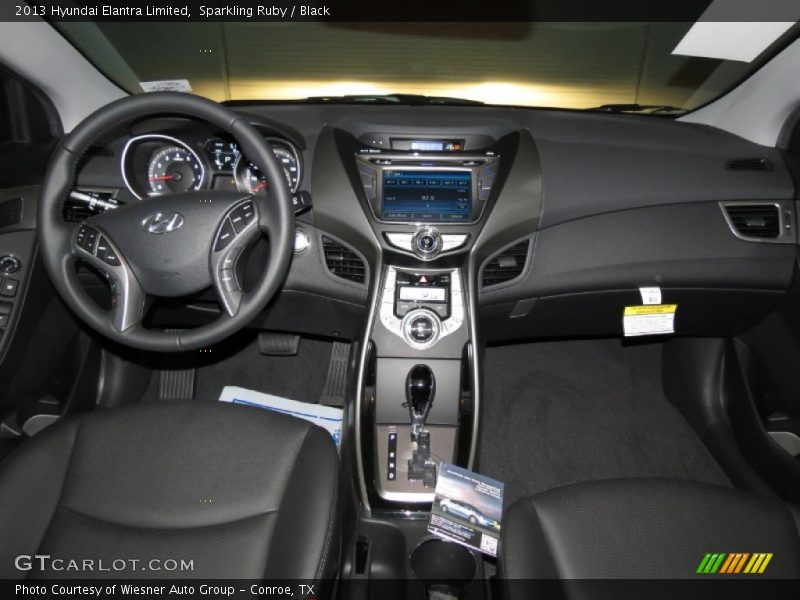 Sparkling Ruby / Black 2013 Hyundai Elantra Limited