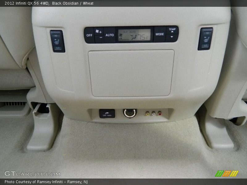 Black Obsidian / Wheat 2012 Infiniti QX 56 4WD