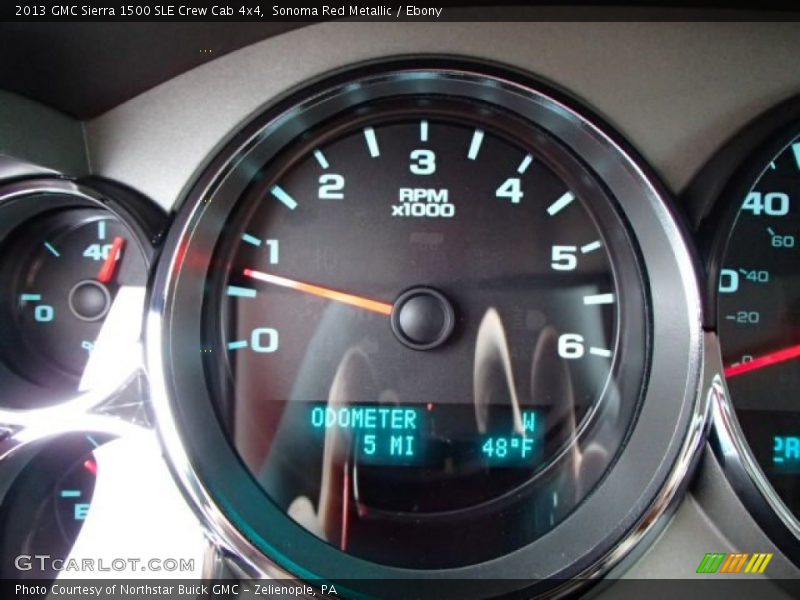 Sonoma Red Metallic / Ebony 2013 GMC Sierra 1500 SLE Crew Cab 4x4