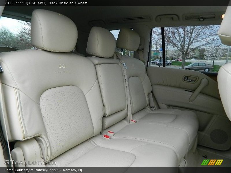 Rear Seat of 2012 QX 56 4WD
