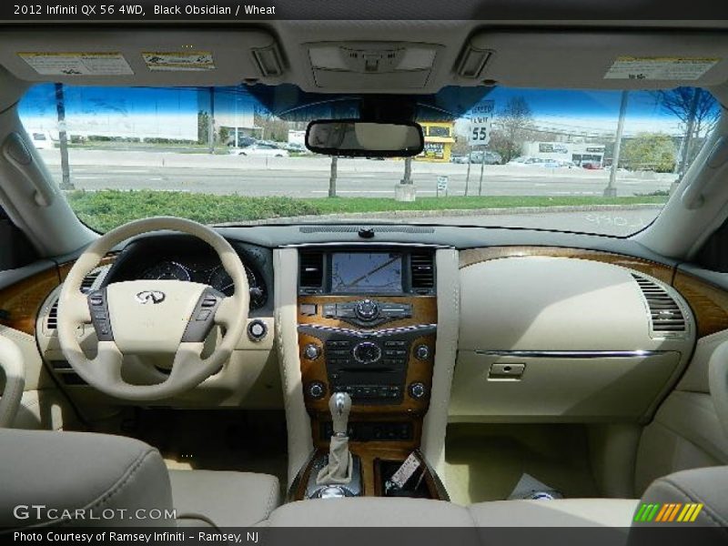 Dashboard of 2012 QX 56 4WD