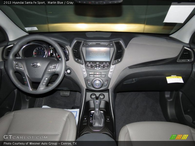 Marlin Blue / Gray 2013 Hyundai Santa Fe Sport