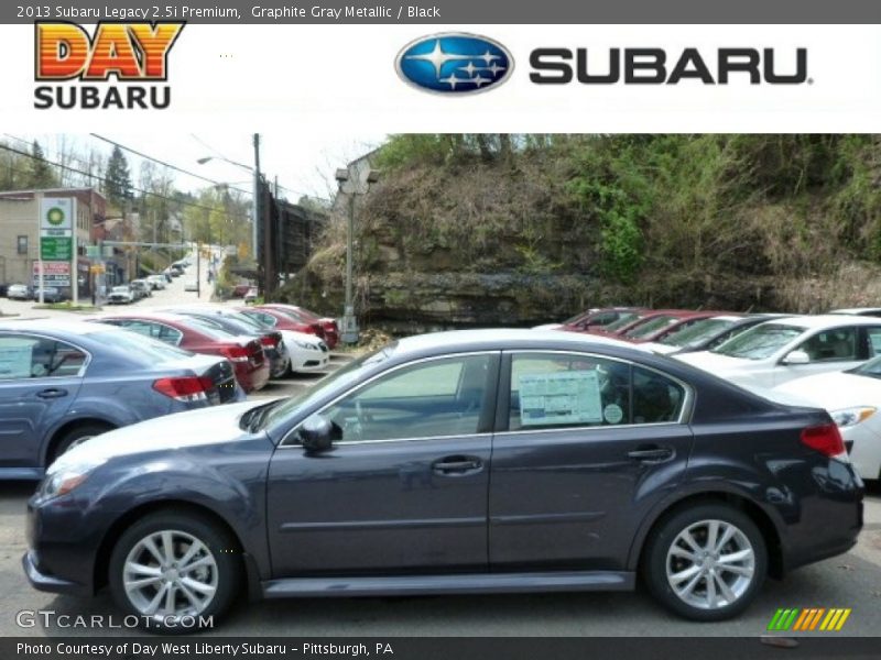 Graphite Gray Metallic / Black 2013 Subaru Legacy 2.5i Premium