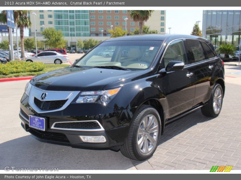 Crystal Black Pearl / Parchment 2013 Acura MDX SH-AWD Advance