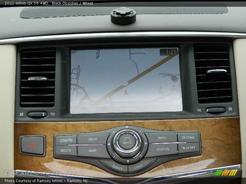 Navigation of 2012 QX 56 4WD