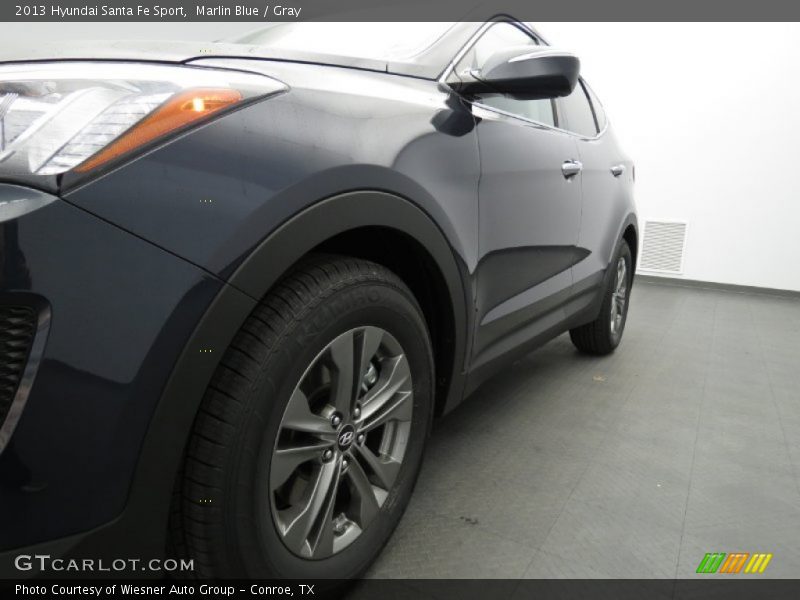 Marlin Blue / Gray 2013 Hyundai Santa Fe Sport