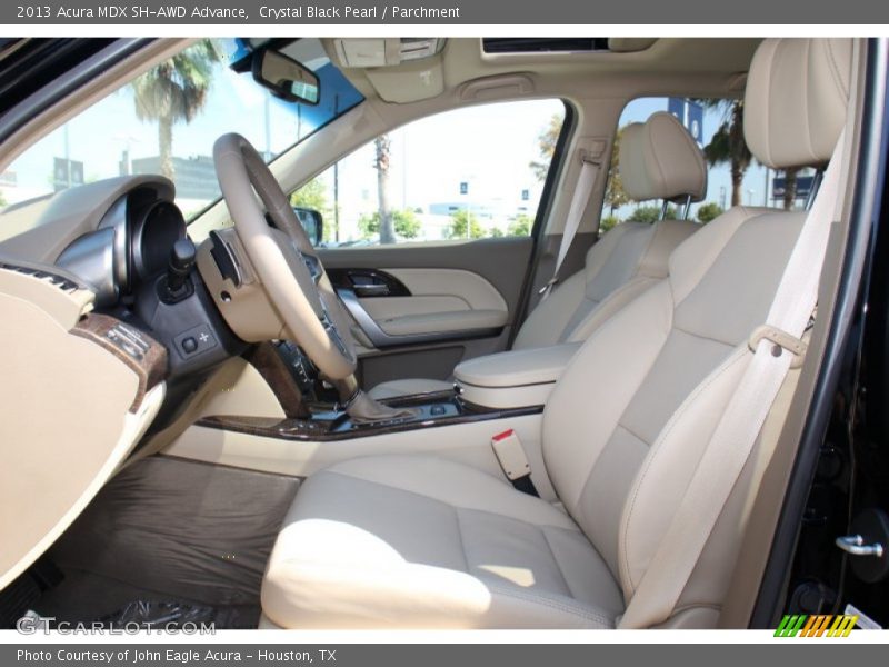 Crystal Black Pearl / Parchment 2013 Acura MDX SH-AWD Advance