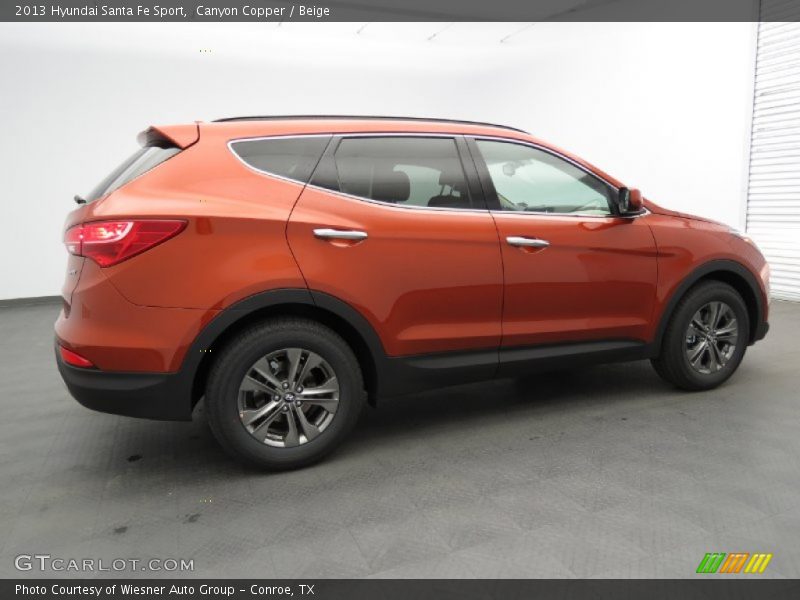 Canyon Copper / Beige 2013 Hyundai Santa Fe Sport