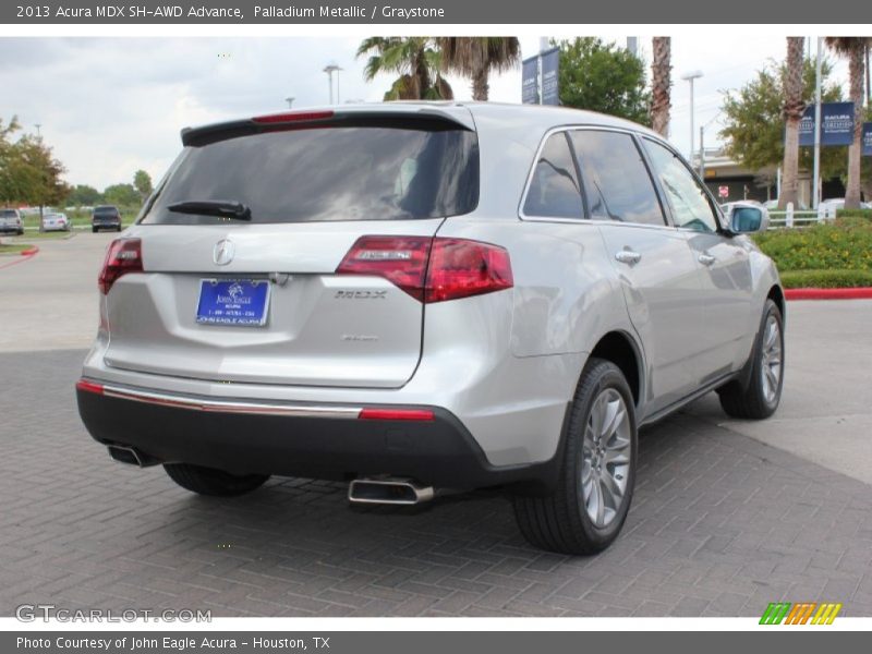 Palladium Metallic / Graystone 2013 Acura MDX SH-AWD Advance
