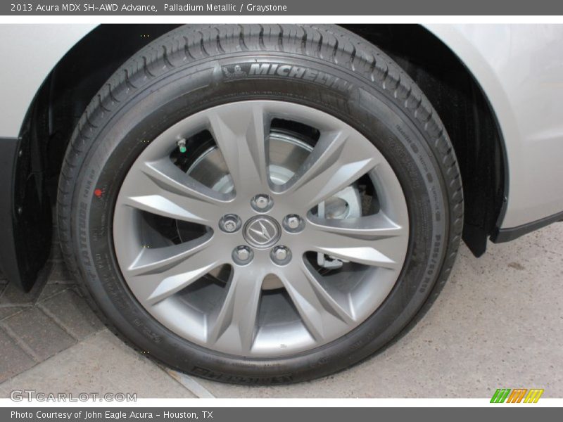 Palladium Metallic / Graystone 2013 Acura MDX SH-AWD Advance