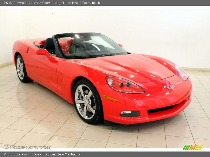Front 3/4 View of 2010 Corvette Convertible