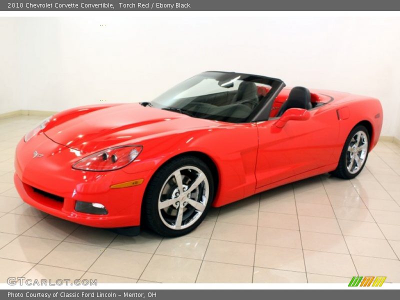 Front 3/4 View of 2010 Corvette Convertible