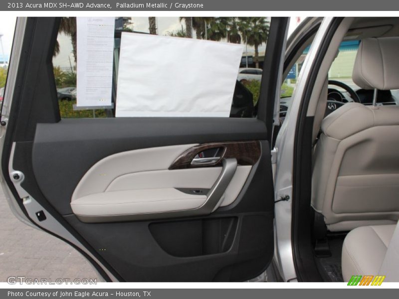 Palladium Metallic / Graystone 2013 Acura MDX SH-AWD Advance