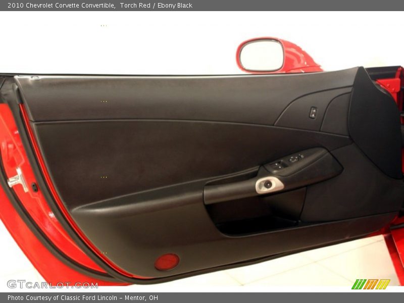 Door Panel of 2010 Corvette Convertible