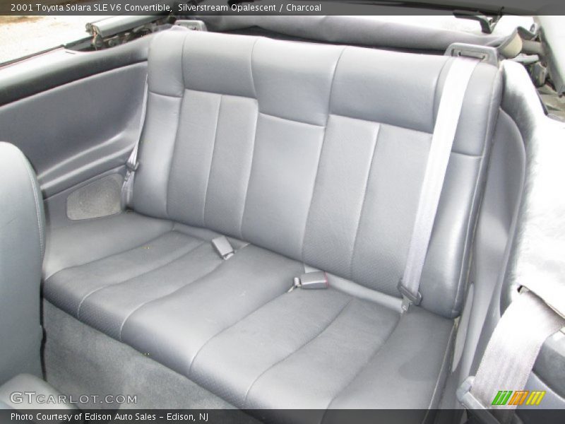 Rear Seat of 2001 Solara SLE V6 Convertible