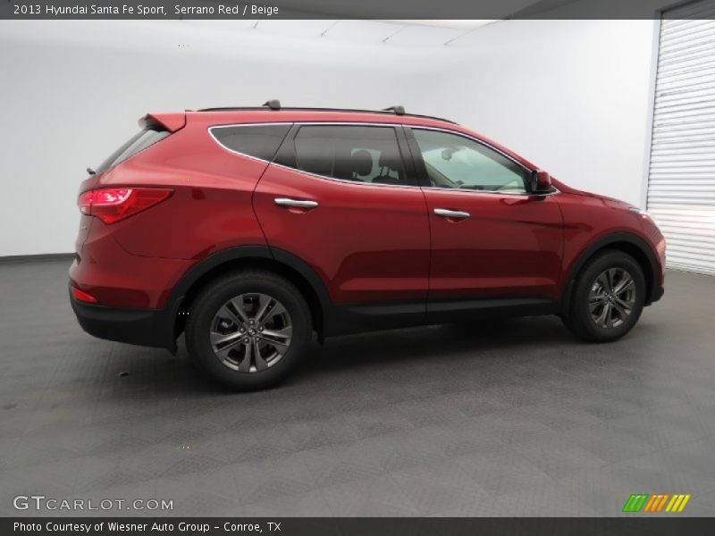 Serrano Red / Beige 2013 Hyundai Santa Fe Sport