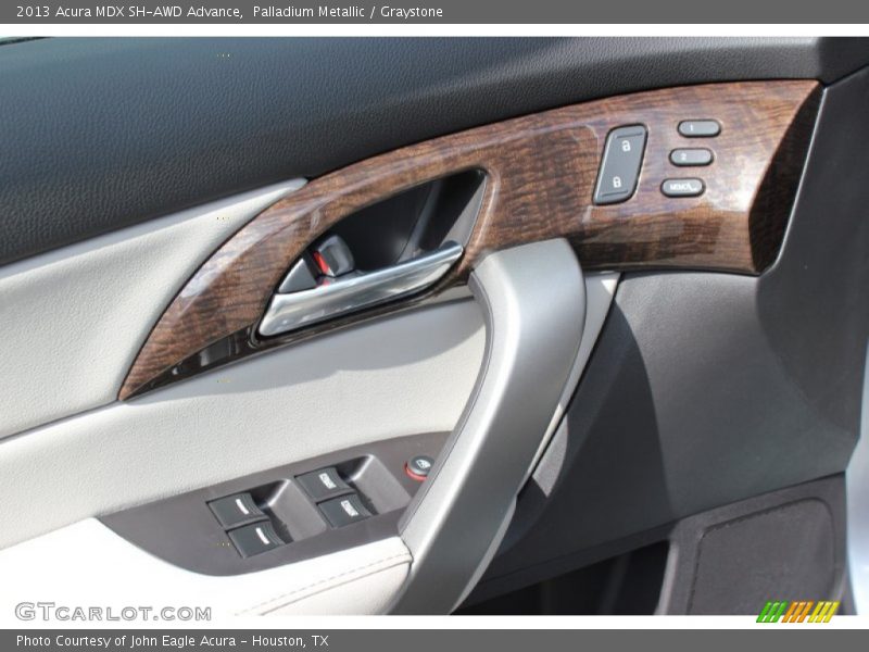 Palladium Metallic / Graystone 2013 Acura MDX SH-AWD Advance