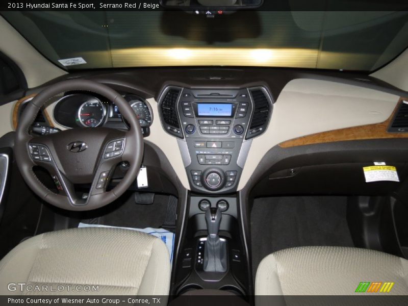 Serrano Red / Beige 2013 Hyundai Santa Fe Sport