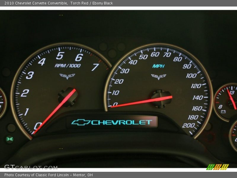  2010 Corvette Convertible Convertible Gauges