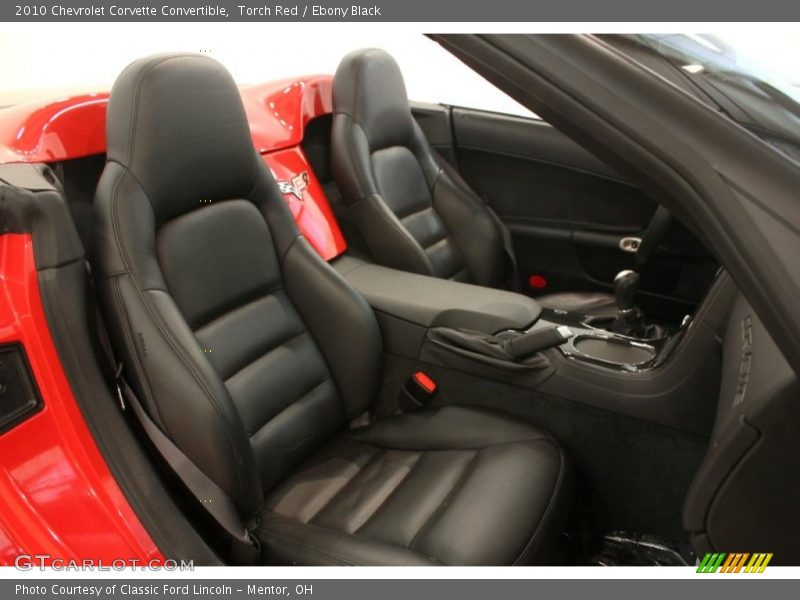 Front Seat of 2010 Corvette Convertible