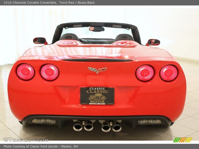 Torch Red / Ebony Black 2010 Chevrolet Corvette Convertible