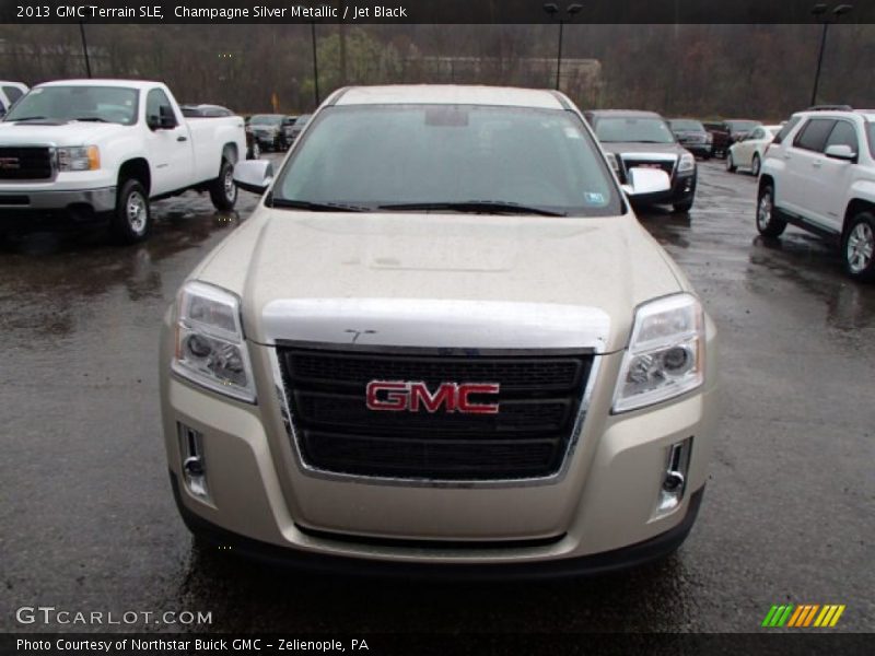 Champagne Silver Metallic / Jet Black 2013 GMC Terrain SLE