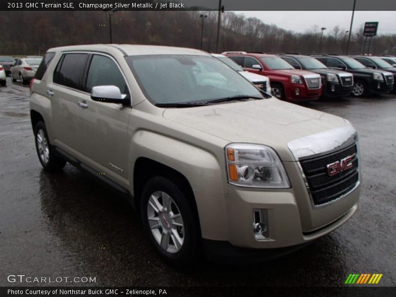 Champagne Silver Metallic / Jet Black 2013 GMC Terrain SLE
