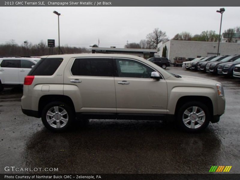Champagne Silver Metallic / Jet Black 2013 GMC Terrain SLE