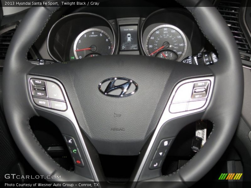 Twilight Black / Gray 2013 Hyundai Santa Fe Sport