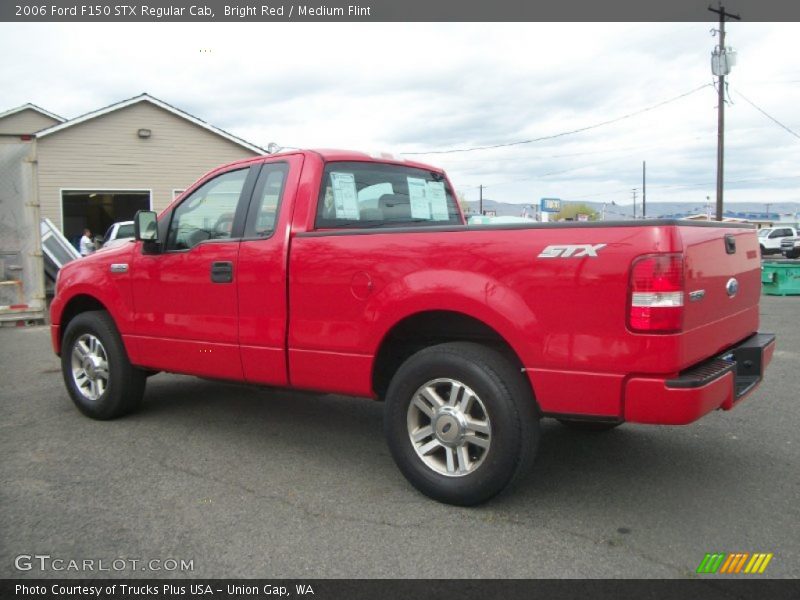 Bright Red / Medium Flint 2006 Ford F150 STX Regular Cab