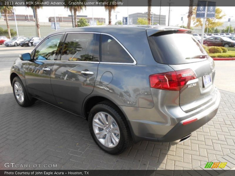 Graphite Luster Metallic / Ebony 2013 Acura MDX SH-AWD Advance