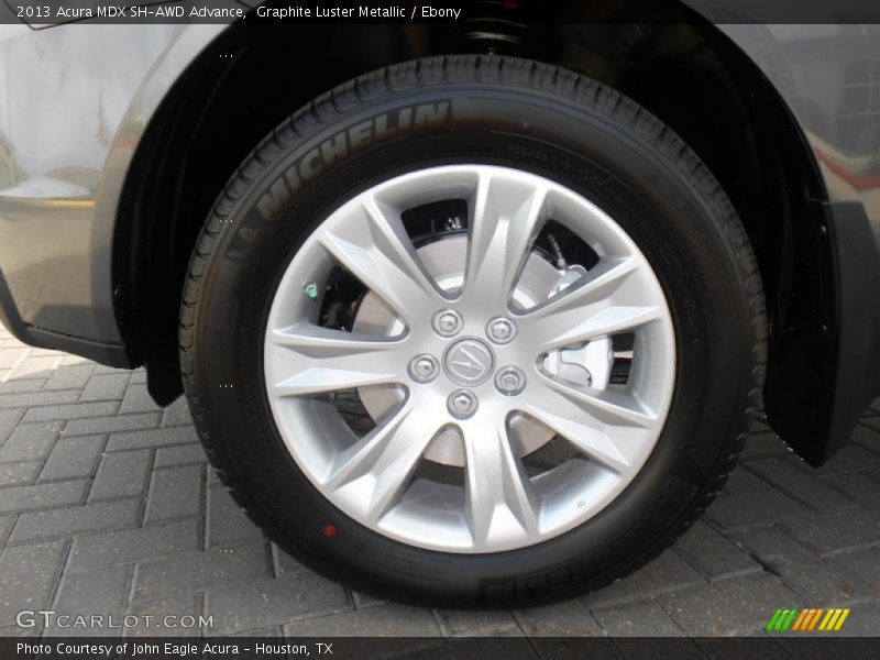 Graphite Luster Metallic / Ebony 2013 Acura MDX SH-AWD Advance