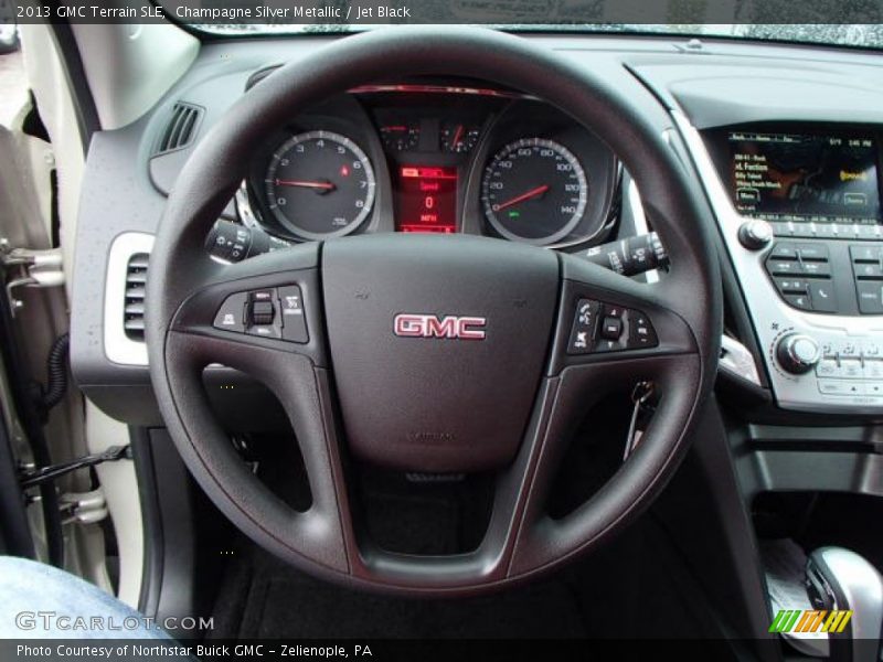 Champagne Silver Metallic / Jet Black 2013 GMC Terrain SLE
