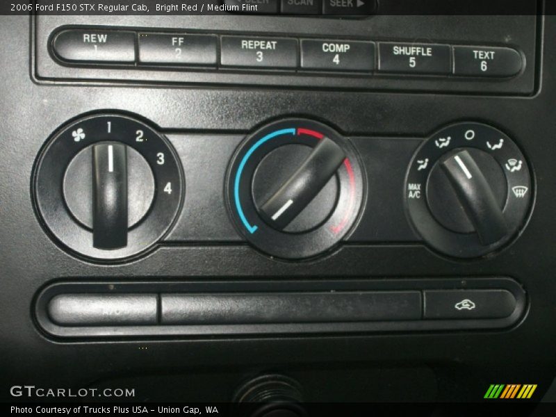 Bright Red / Medium Flint 2006 Ford F150 STX Regular Cab