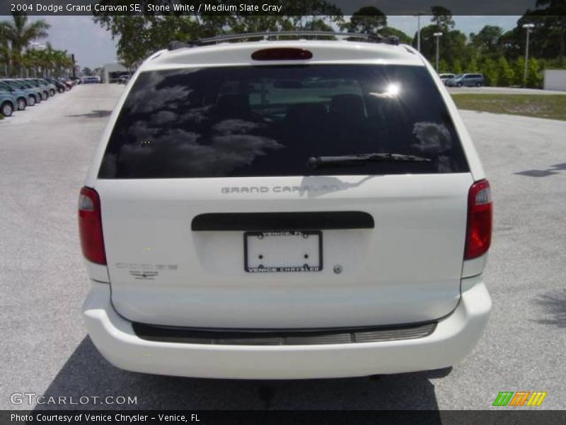 Stone White / Medium Slate Gray 2004 Dodge Grand Caravan SE