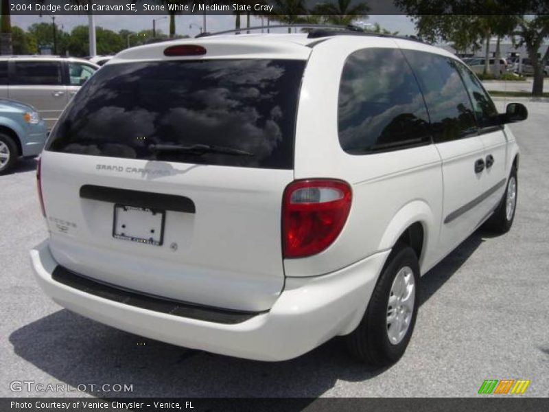 Stone White / Medium Slate Gray 2004 Dodge Grand Caravan SE