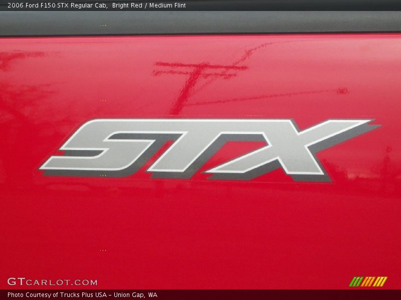 Bright Red / Medium Flint 2006 Ford F150 STX Regular Cab