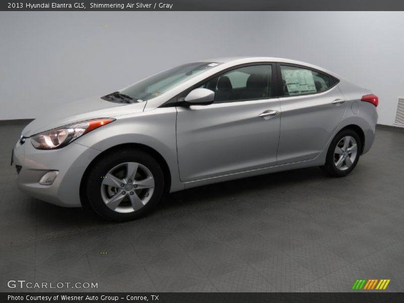Shimmering Air Silver / Gray 2013 Hyundai Elantra GLS