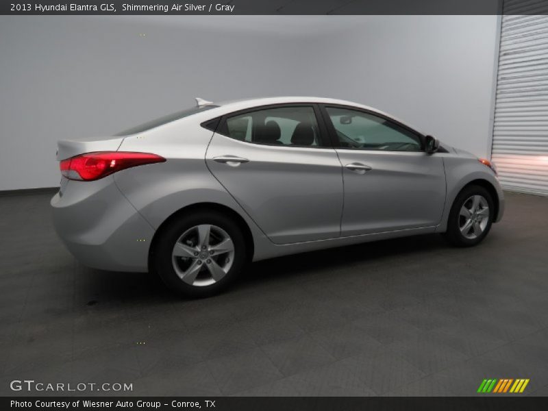 Shimmering Air Silver / Gray 2013 Hyundai Elantra GLS