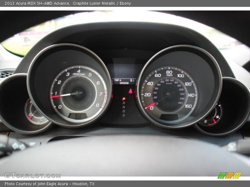 Graphite Luster Metallic / Ebony 2013 Acura MDX SH-AWD Advance