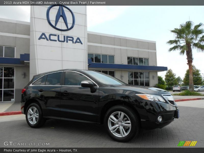 Crystal Black Pearl / Parchment 2013 Acura MDX SH-AWD Advance
