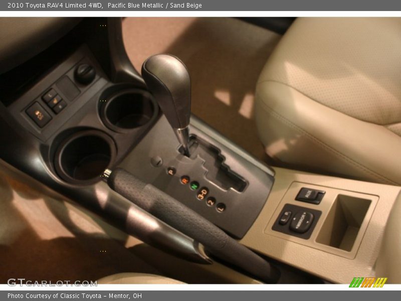 Pacific Blue Metallic / Sand Beige 2010 Toyota RAV4 Limited 4WD