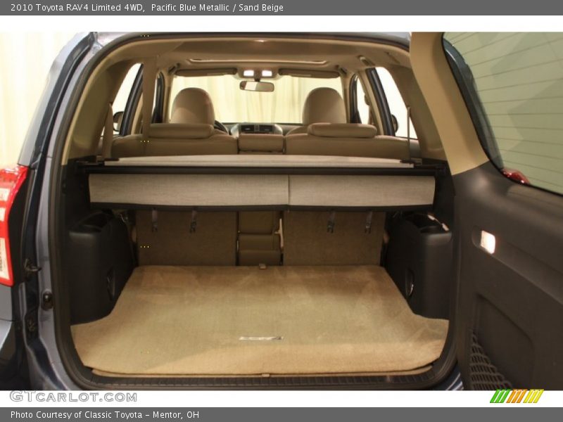 Pacific Blue Metallic / Sand Beige 2010 Toyota RAV4 Limited 4WD