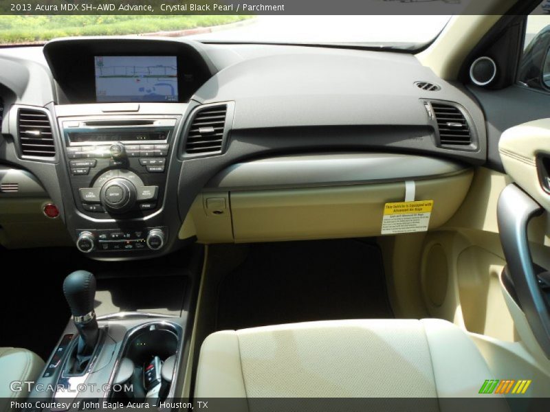 Crystal Black Pearl / Parchment 2013 Acura MDX SH-AWD Advance